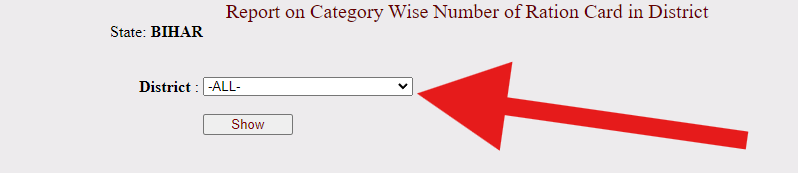 जिलेवार राशन कार्ड लिस्ट