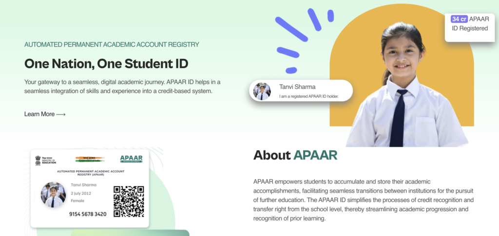 APAAR ID Benefits